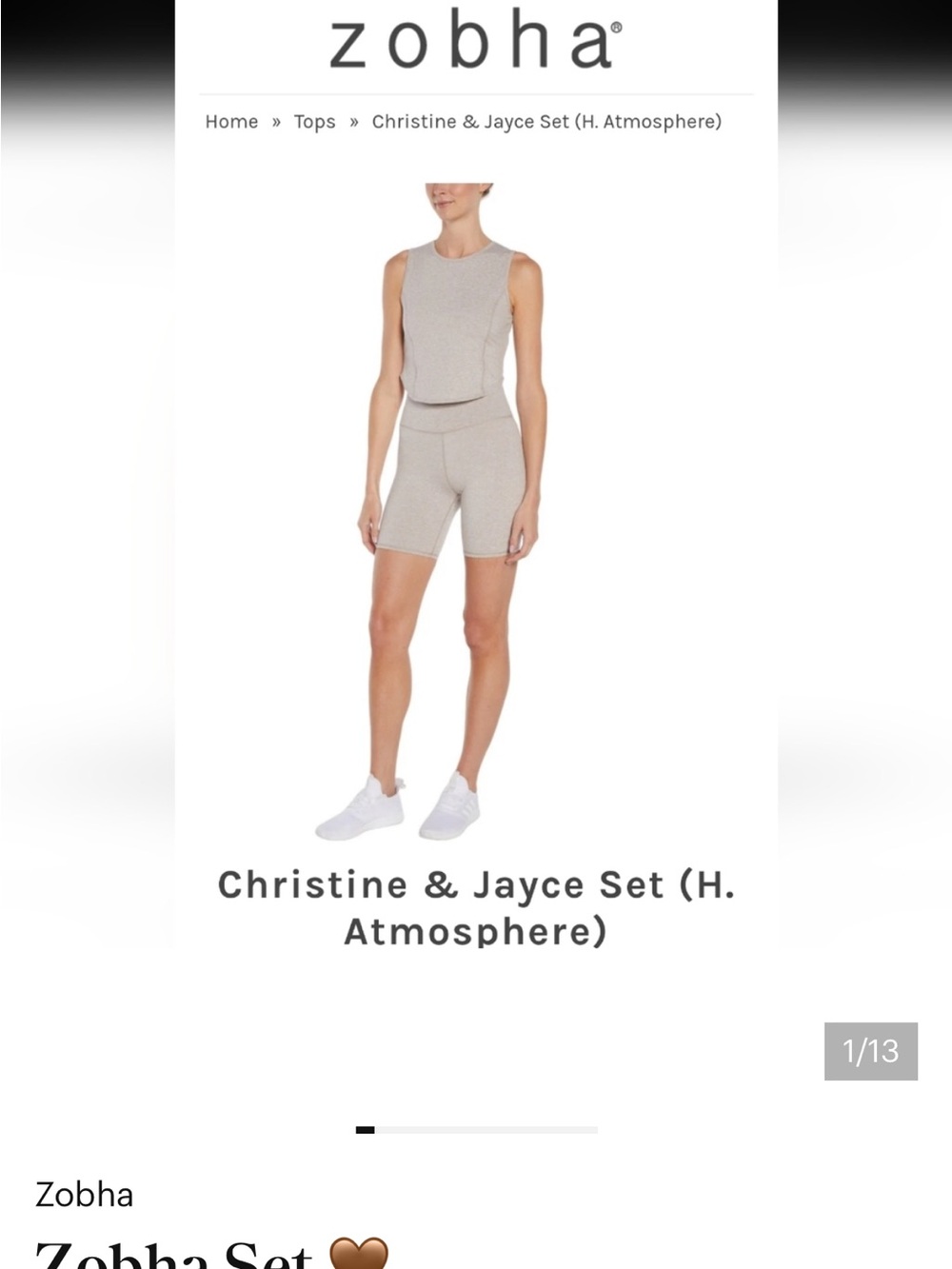 Zobha Christine & Jayce Set in Light Beige